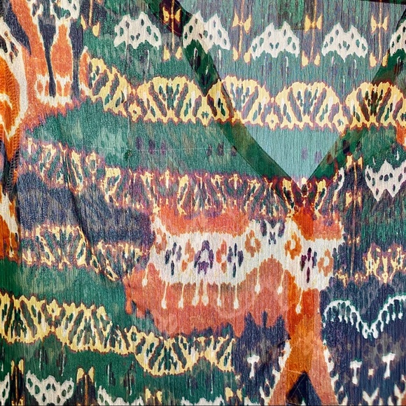 Lucky Brand Sheer Tunic Small - Picture 4 of 4